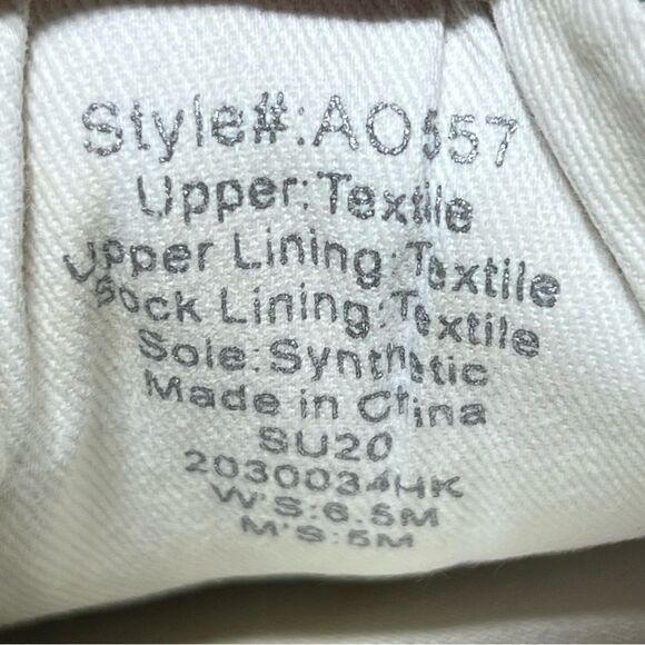 Madewell Sidewalk Low-Top White Blue Sneakers in Polka Dot 6.5M - Picture 10 of 11